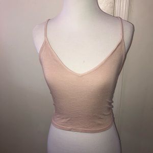 Brandy Melville Baby Pink Cropped Tank